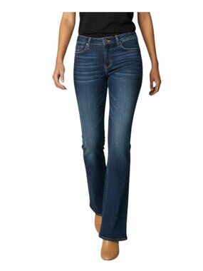 NEW Hudson Devon Boot Leg Jeans, Dark Wash 28